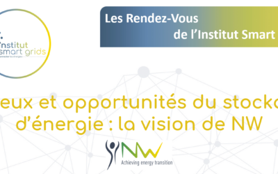 Webinaire Les Rendez-Vous de l’ISG – Enjeux et opportunités du stockage d’énergie